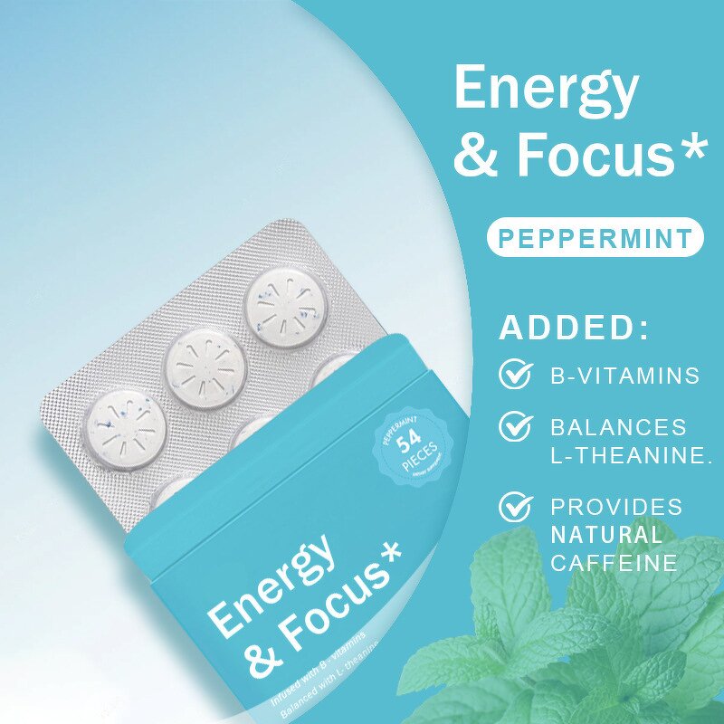 L-Theanine Mints Manufacturer - Sugar-Free with Vitamin B6 B12 for Focus