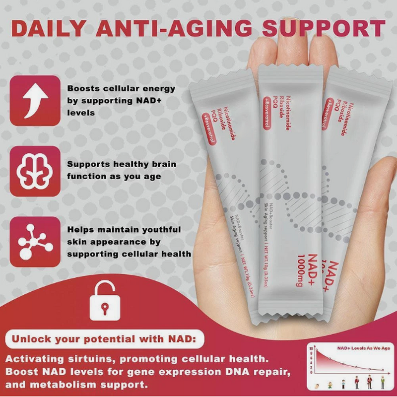 NAD+ Drink Manufacturer - 1000mg Berry Flavor OEM & Supports Skin Health