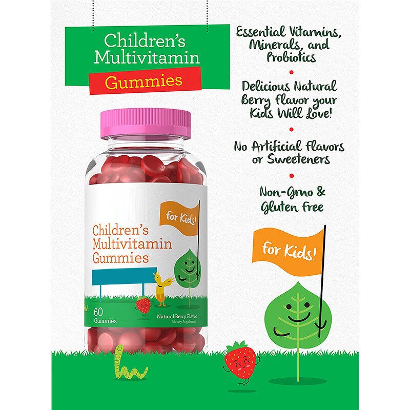 Children Probiotics Gummies Manufacturer - Multivitamin Natural Fudge Type