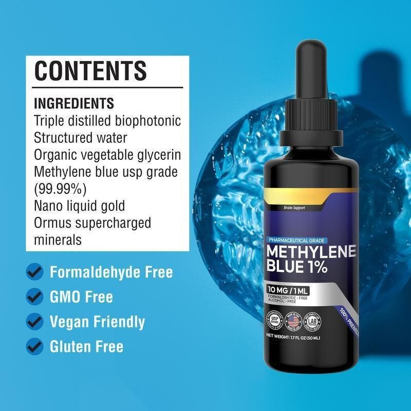 Methylen Blue Manufacturer - 50ml 10mg/ml Improved Bone Density Factory Direct