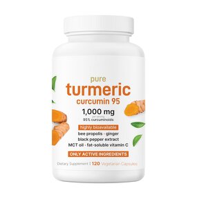 Turmeric Curcumin Capsules Manufacturer - with Vitamin C & Antioxidant Adult