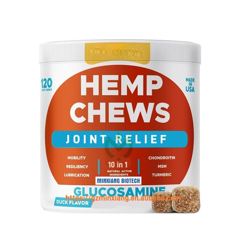 Hemp Chews - Manufacturer 10 in 1 Dog Cat Glucosamine Joint Pain Skin Support