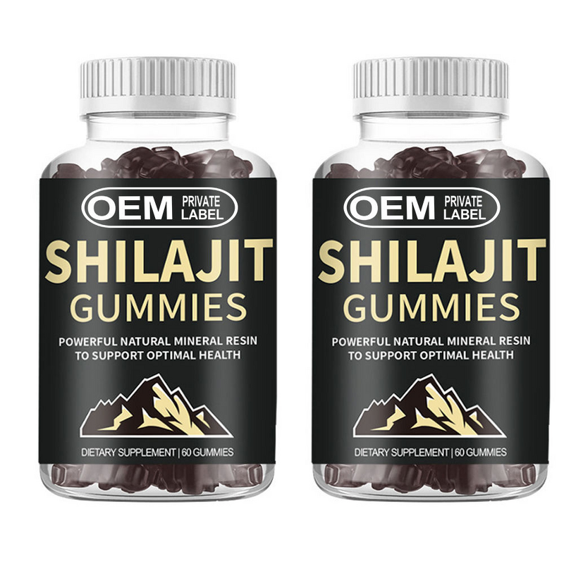 Shilajit Gummies - Manufacturer Custom 5 in 1 Chaga Ashwagandha Vitamins