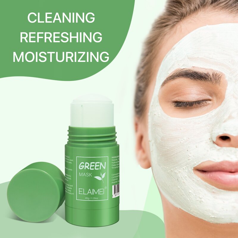 Green Tea Mask Stick - Manufacturer OEM Natural Pore Cleansing Blackheads