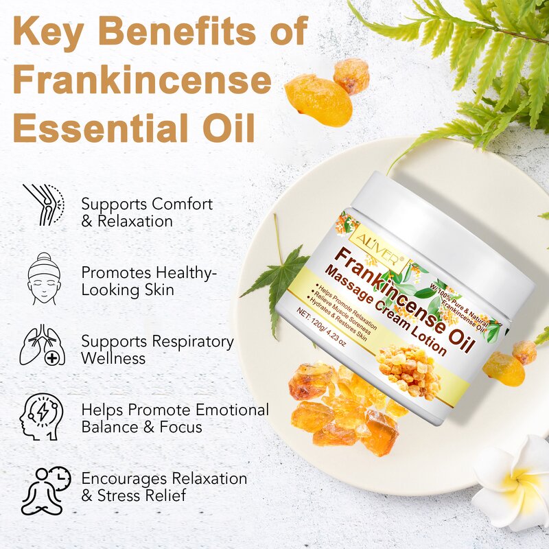 Massage Cream - Manufacturer 120g Frankincense Oil Muscle Relaxation Soreness