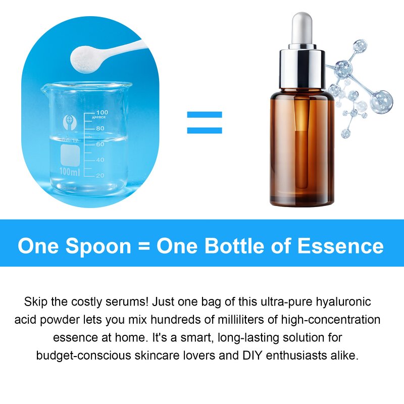 Hyaluronic Acid Powder - Manufacturer Private Label Ultra-Pure Cosmetics Grade DIY