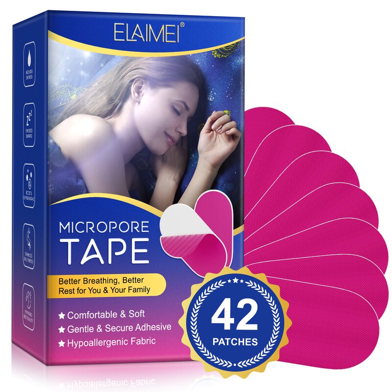 Mouth Tape - Manufacturer Multi-color Ellipse Micropore Anti Snoring