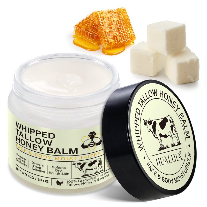 Tallow Honey Balm - Manufacturer Private Label 60g Organic Hydration Face Body