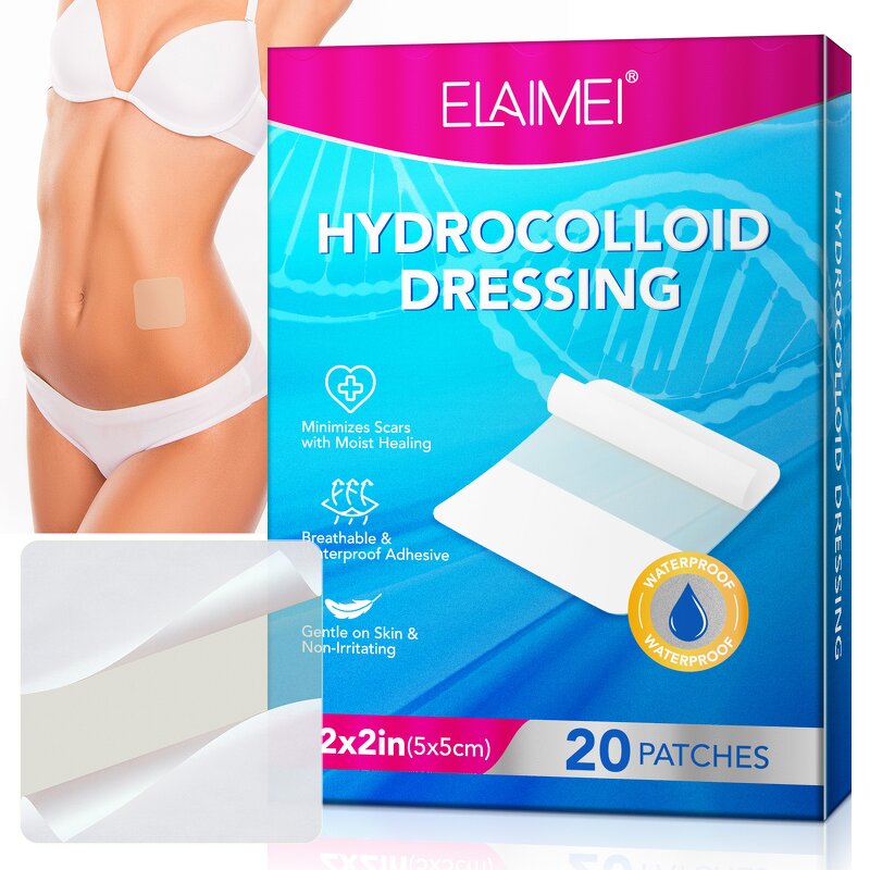 Wound Healing Patch - Manufacturer 20Pcs 2in*2in Waterproof Hydrocolloid