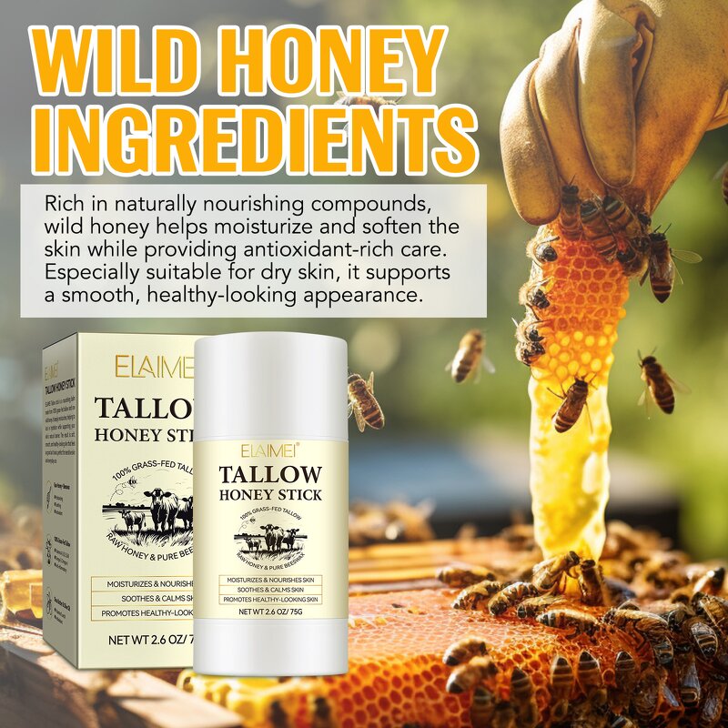 Tallow Balm Stick - Manufacturer 75g Organic Vegan Hydration Face Body Skincare