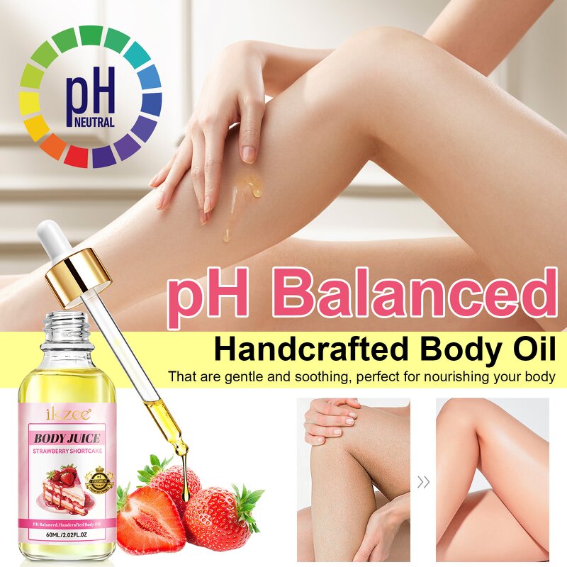 Body Juice Oil - Manufacturer 6 Scent Private Label Anti-Aging PH Balance Women