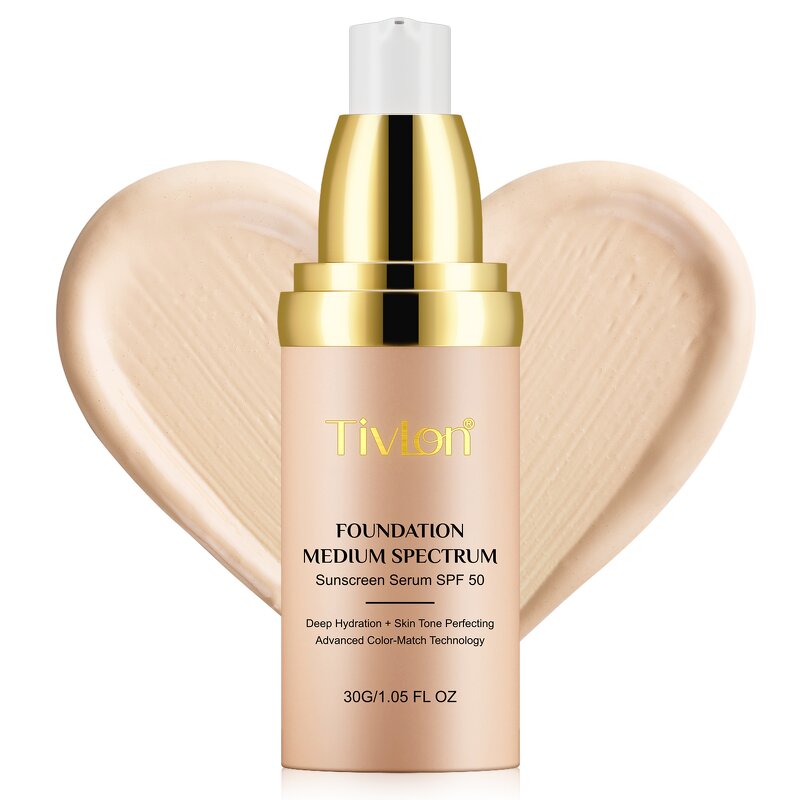 Sunscreen Foundation - Manufacturer 30g SPF50 Color Changing Full Coverage