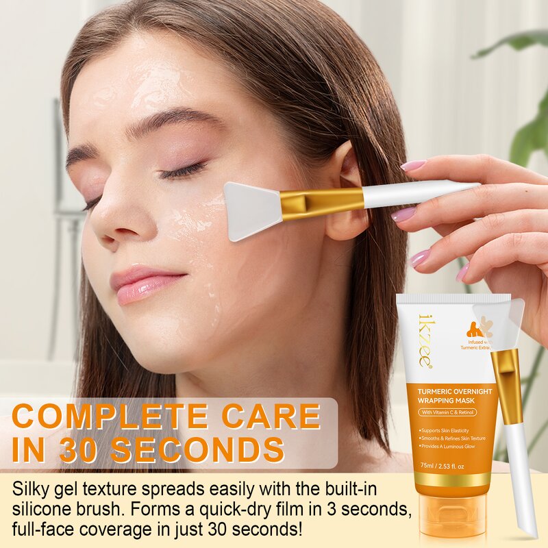 Collagen Mask - Manufacturer Private Label Turmeric Overnight Peel Off Hydrating
