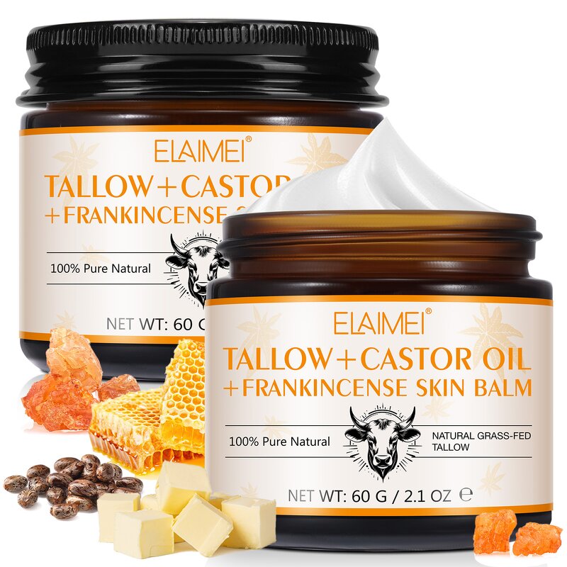 Facial Balm - Manufacturer Private Label Tallow Castor Oil Anti Aging Moisturizer
