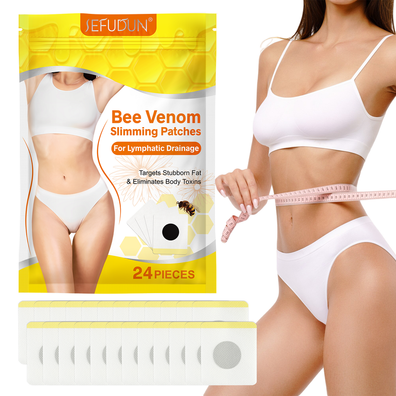 Bee Venom Patches - Manufacturer 24Pcs Wholesale Belly Fat Loss Toxins Eliminate