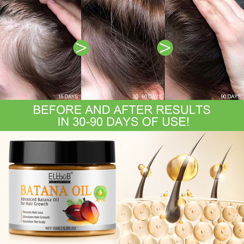 Batana Oil - Manufacturer 150g Organic Anti Hair Loss Honduras Scalp Nourish