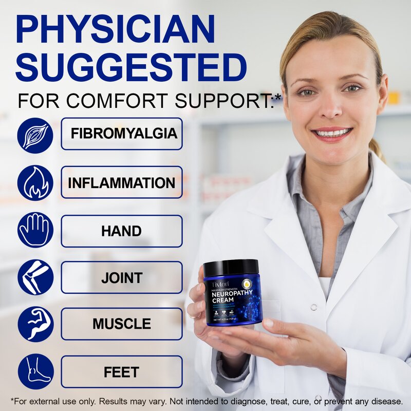 Neuropathy Cream - Manufacturer Private Label 120g Extra Strength Feet Legs Joint