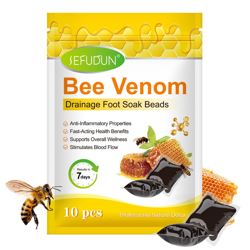 Foot Soak Beads - Manufacturer 10Pcs Bee Venom Detox Bath Soothing Inflammation