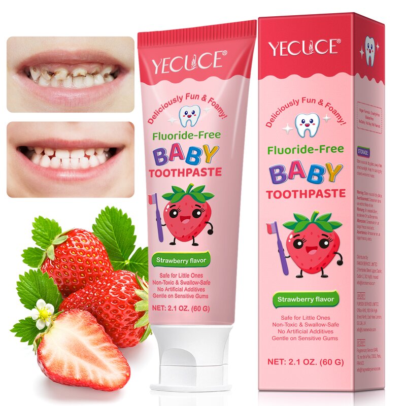 Baby Toothpaste - Manufacturer 60g Fluoride-Free Xylitol Fresh Breath Enamel