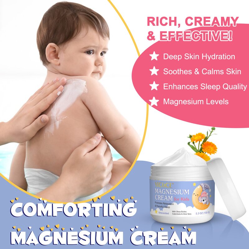 Magnesium Cream - Manufacturer 150g Organic Children's Relaxing Sleep Promote