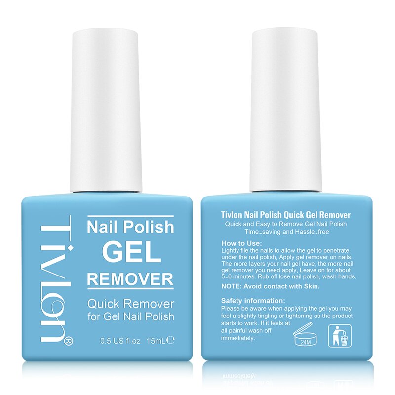Nail Polish Remover - Manufacturer Private Label 15ml UV Gel Fast Safe Soak Off