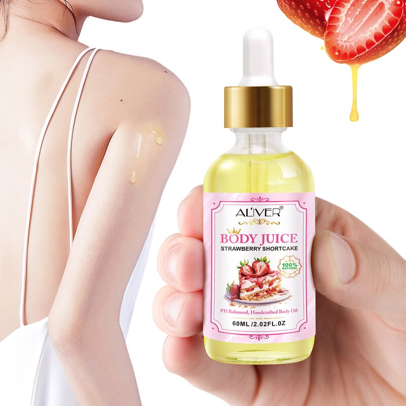 Body Juice Oil - Manufacturer Peach Strawberry Brightening Private Area Moisturize