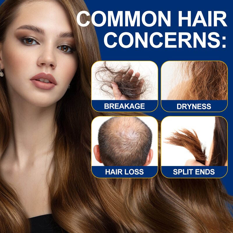 Hair Growth Oil - Manufacturer 60ml Private Label Castor Oil Biotin Anti Loss