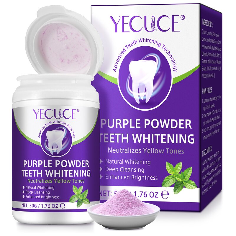 Purple Whitening Powder - Manufacturer Private Label Oral Care Deep Cleansing