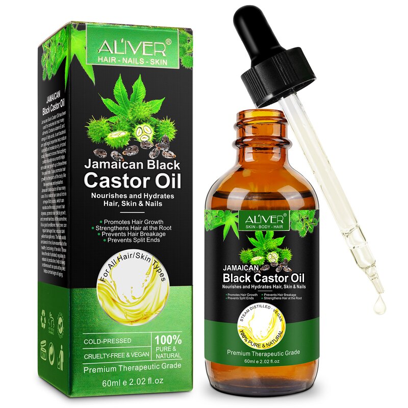 Castor Oil - Manufacturer 100% Pure Jamaican Hair Skin Eyebrows Eyelashes