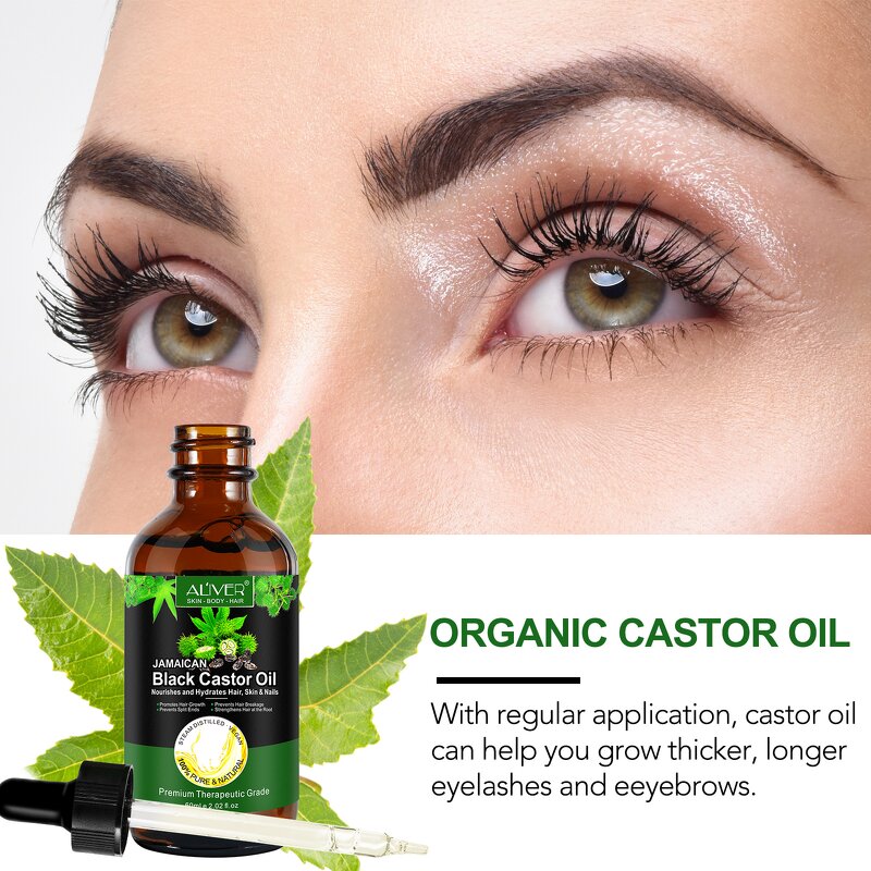 Castor Oil - Manufacturer 60ml Pure Organic Strengthen Hair Skin Care