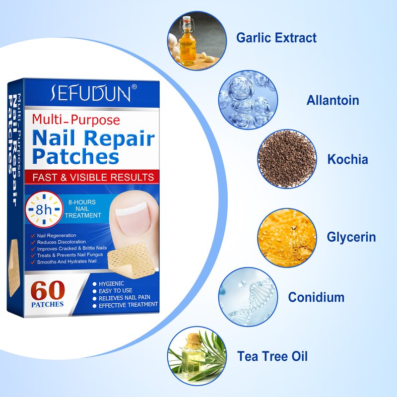 Nail Repair Patches - Manufacturer Custom Logo Anti Fungal Toenail Pain Relief