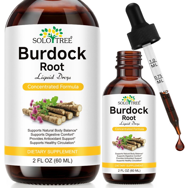Burdock Root Drops - Manufacturer Private Label 60ml Non-GMO Digestive Wellness