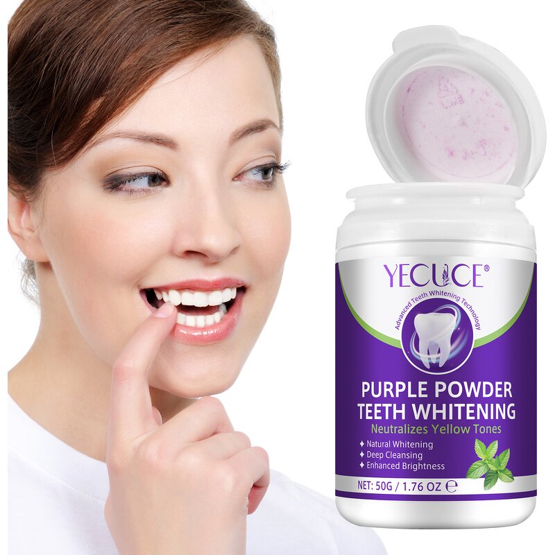 Purple Whitening Powder - Manufacturer Private Label Oral Care Deep Cleansing