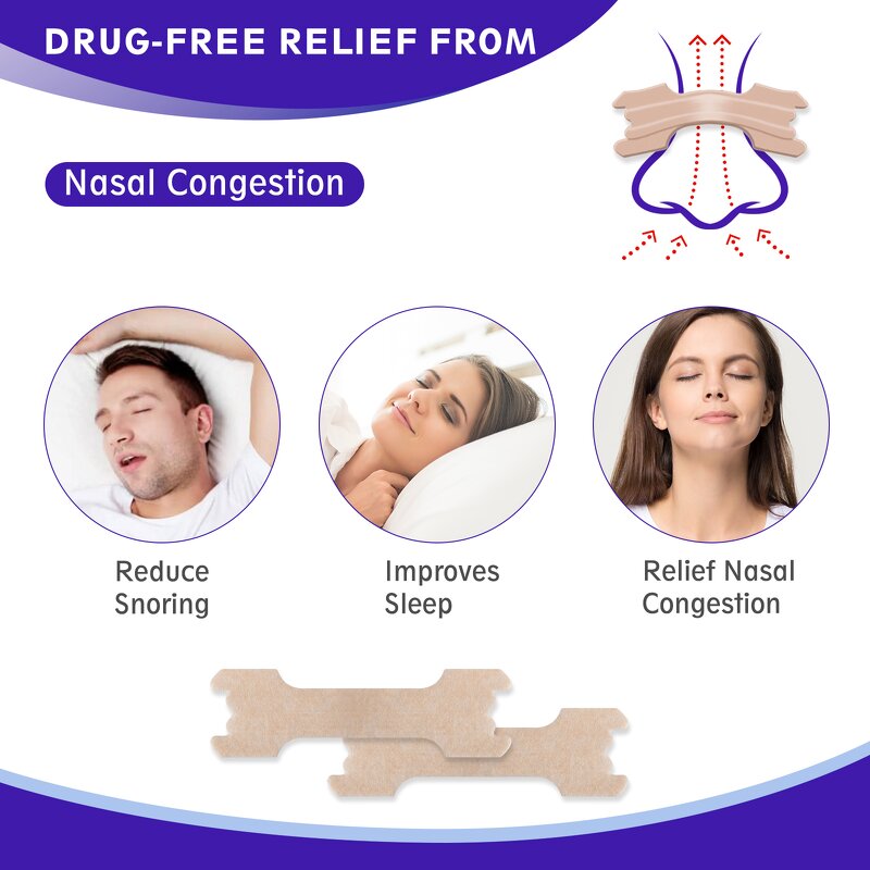 Nasal Strips - Manufacturer 120pcs Nasal Congestion Relief Reduce Snoring