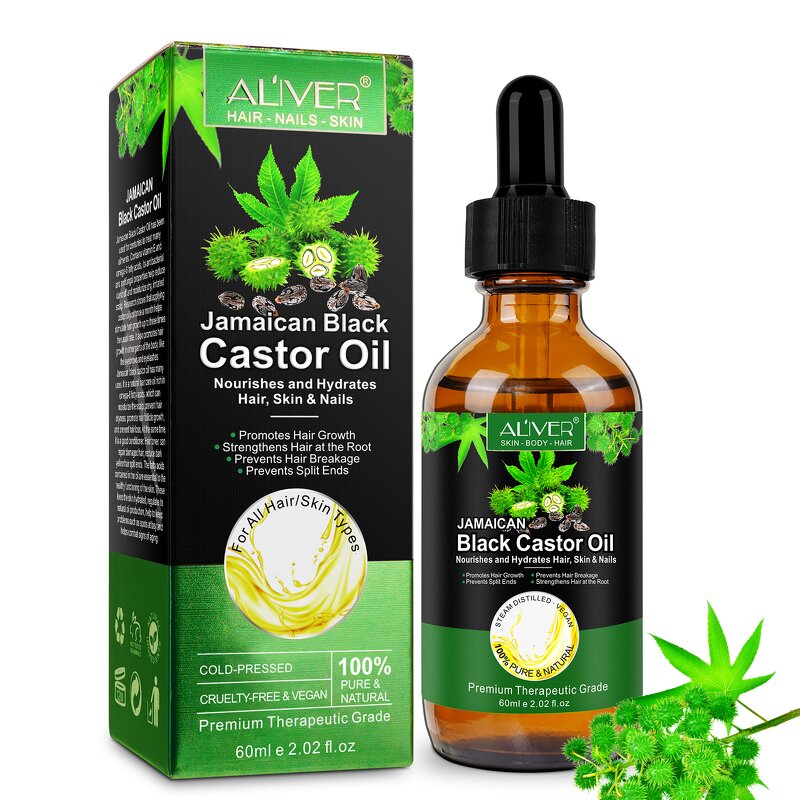 Castor Oil - Manufacturer 100% Pure Jamaican Hair Skin Eyebrows Eyelashes