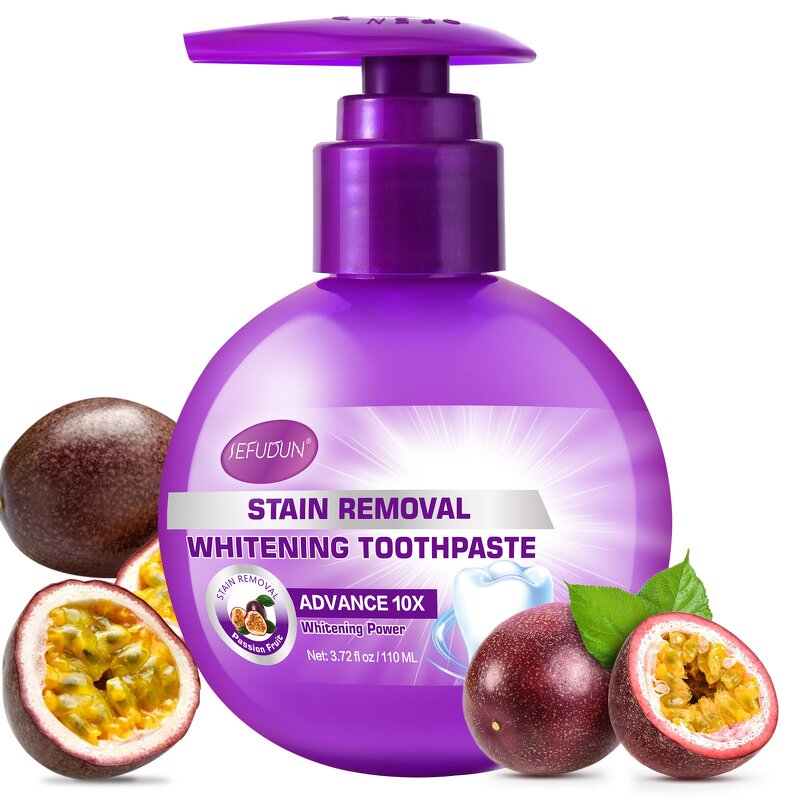 Toothpaste - Manufacturer OEM Private Label Passion Fruit Stain Whitening