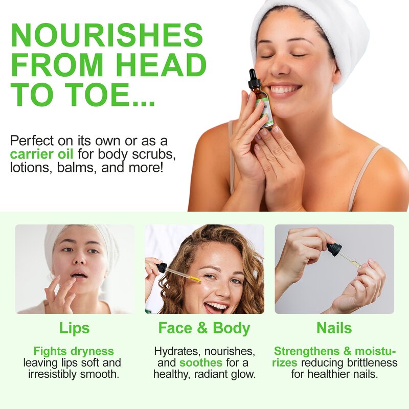 Neem Oil - Manufacturer 60ml Cold Pressed Organic Scalp Hair Growth Skin