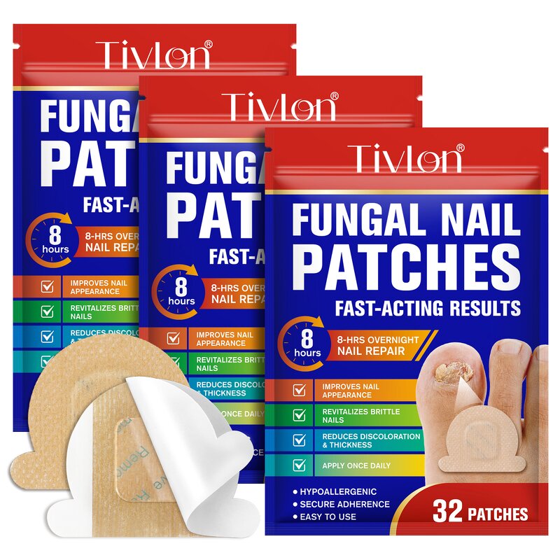 Fungal Nail Patches - Manufacturer Private Label 32Pcs Overnight Toenail Repair