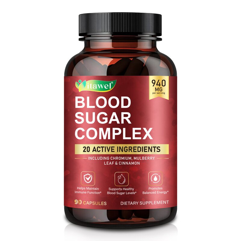 Blood Sugar Capsules - Manufacturer Private Label Non-GMO Energy Immune Adult