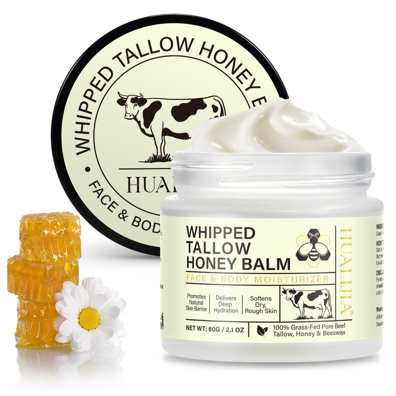 Tallow Honey Balm - Manufacturer Private Label 60g Organic Hydration Face Body