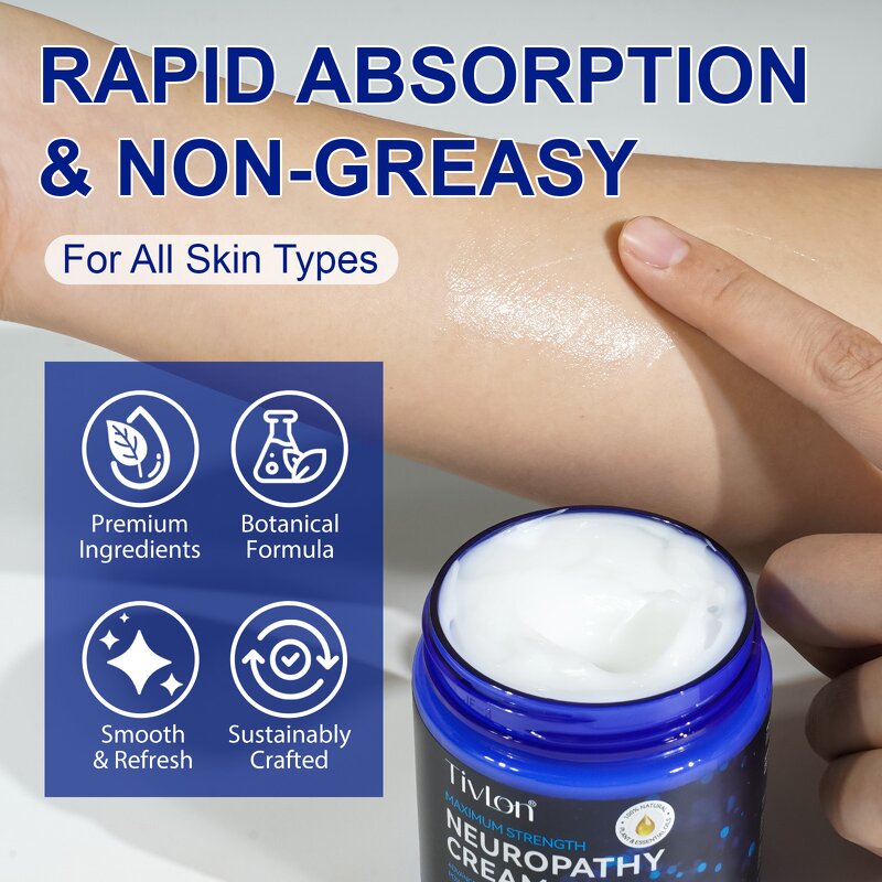Neuropathy Cream - Manufacturer Private Label 120g Extra Strength Feet Legs Joint
