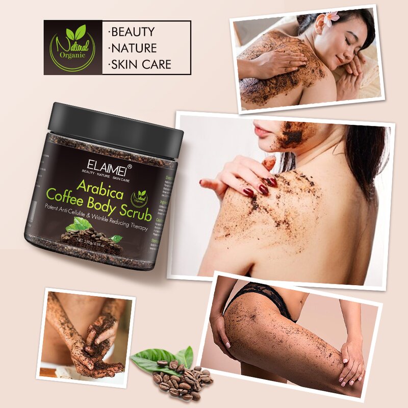 Coffee Body Scrub - Manufacturer Private Label Natural Exfoliation Whitening