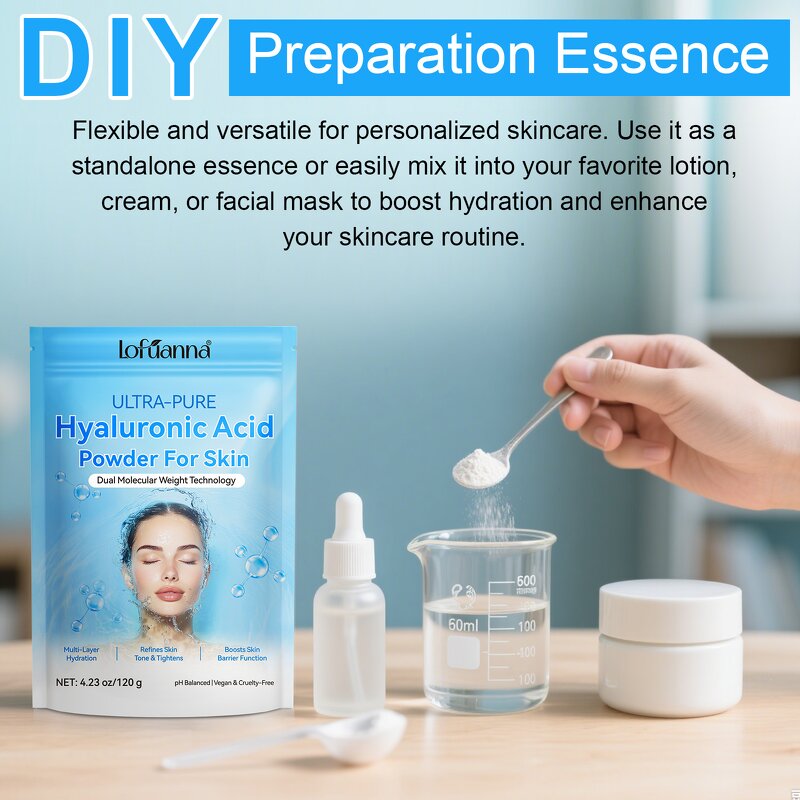 Hyaluronic Acid Powder - Manufacturer Private Label Ultra-Pure Cosmetics Grade DIY