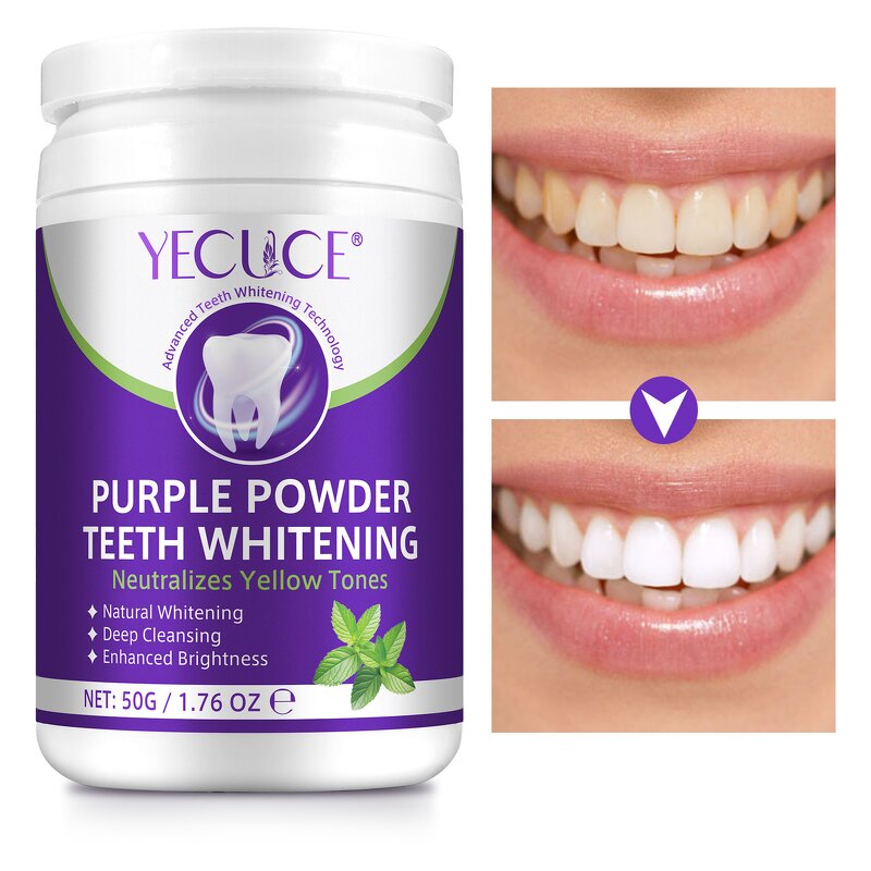 Purple Whitening Powder - Manufacturer Private Label Oral Care Deep Cleansing