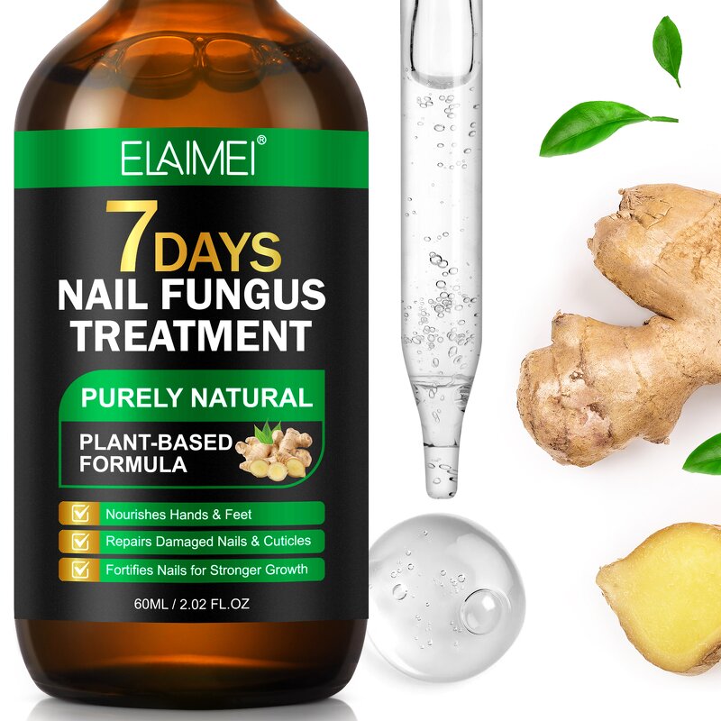 Nail Repair Oil - Manufacturer Private Label 60ml Ginger 7 Days Fungal Treatment