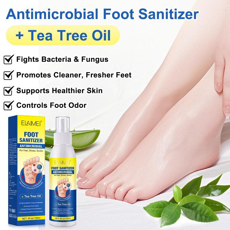 Foot Deodorant Spray - Manufacturer Natural Tea Tree Oil Odor Neutralizing