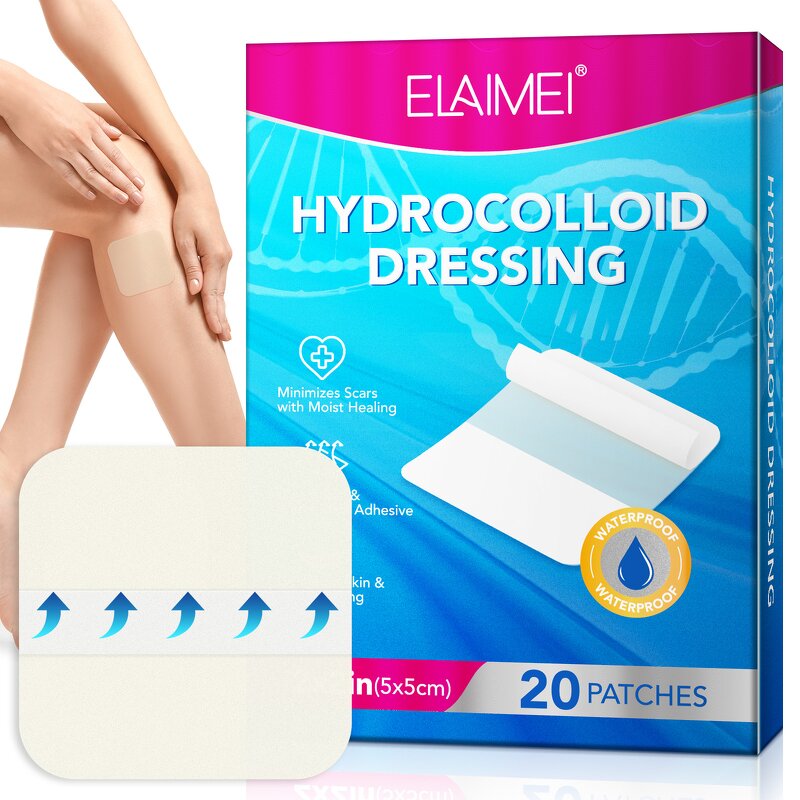 Wound Healing Patch - Manufacturer 20Pcs 2in*2in Waterproof Hydrocolloid