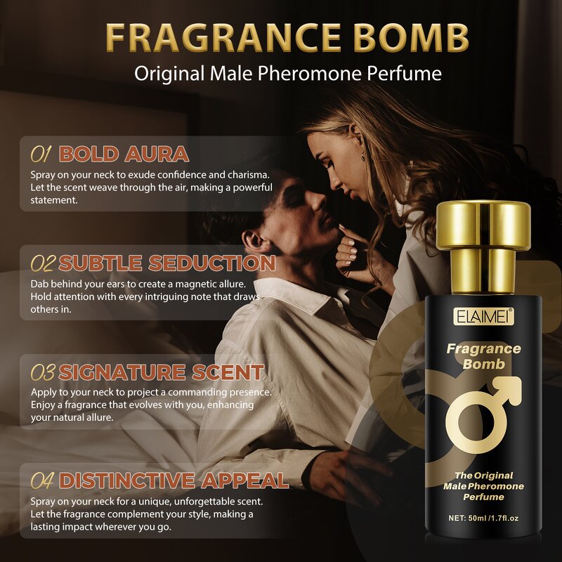 Pheromone Perfume - Manufacturer 50ml Male Long Lasting Aphrodisiac Spray