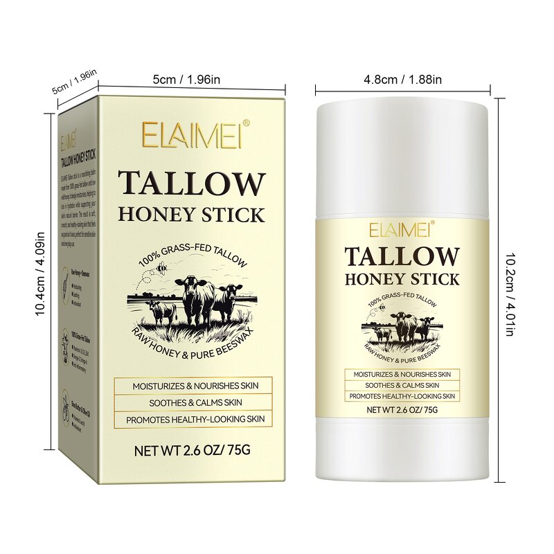 Tallow Balm Stick - Manufacturer 75g Organic Vegan Hydration Face Body Skincare