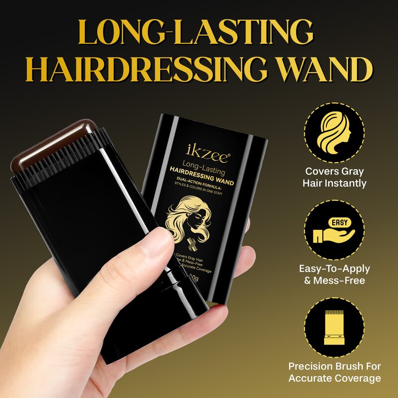 Hair Dye Comb - Manufacturer 3Color Waterproof Long Lasting Hair Coverage